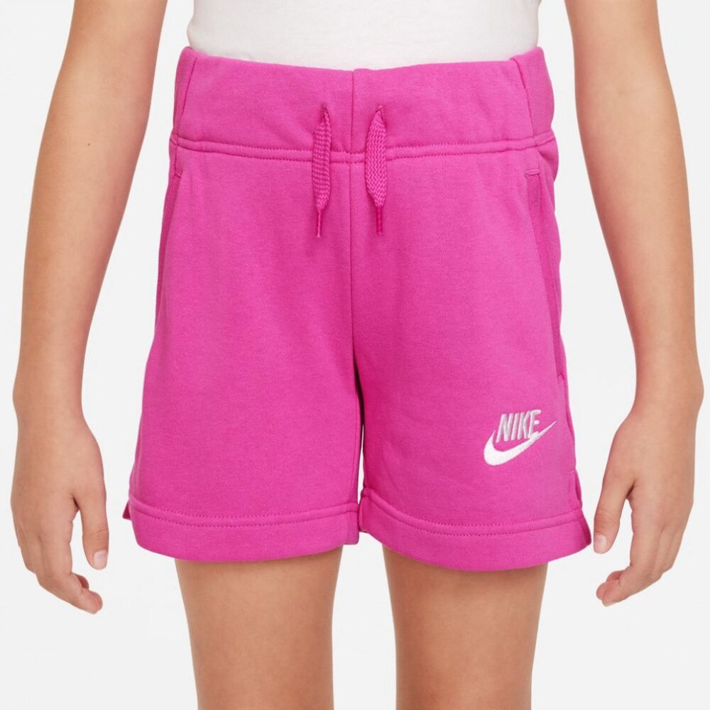BNWT GIRLS NIKE SPORTS CLUBWEAR SHORTS PINK #DA1405-623 US SIZE LARGE (L)